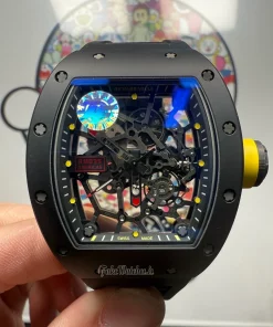 Richard Mille RM035 Americas Swiss Replica Watch Black TZP-N Ceramic Skeleton Dial with RMUL1 Manual Movement