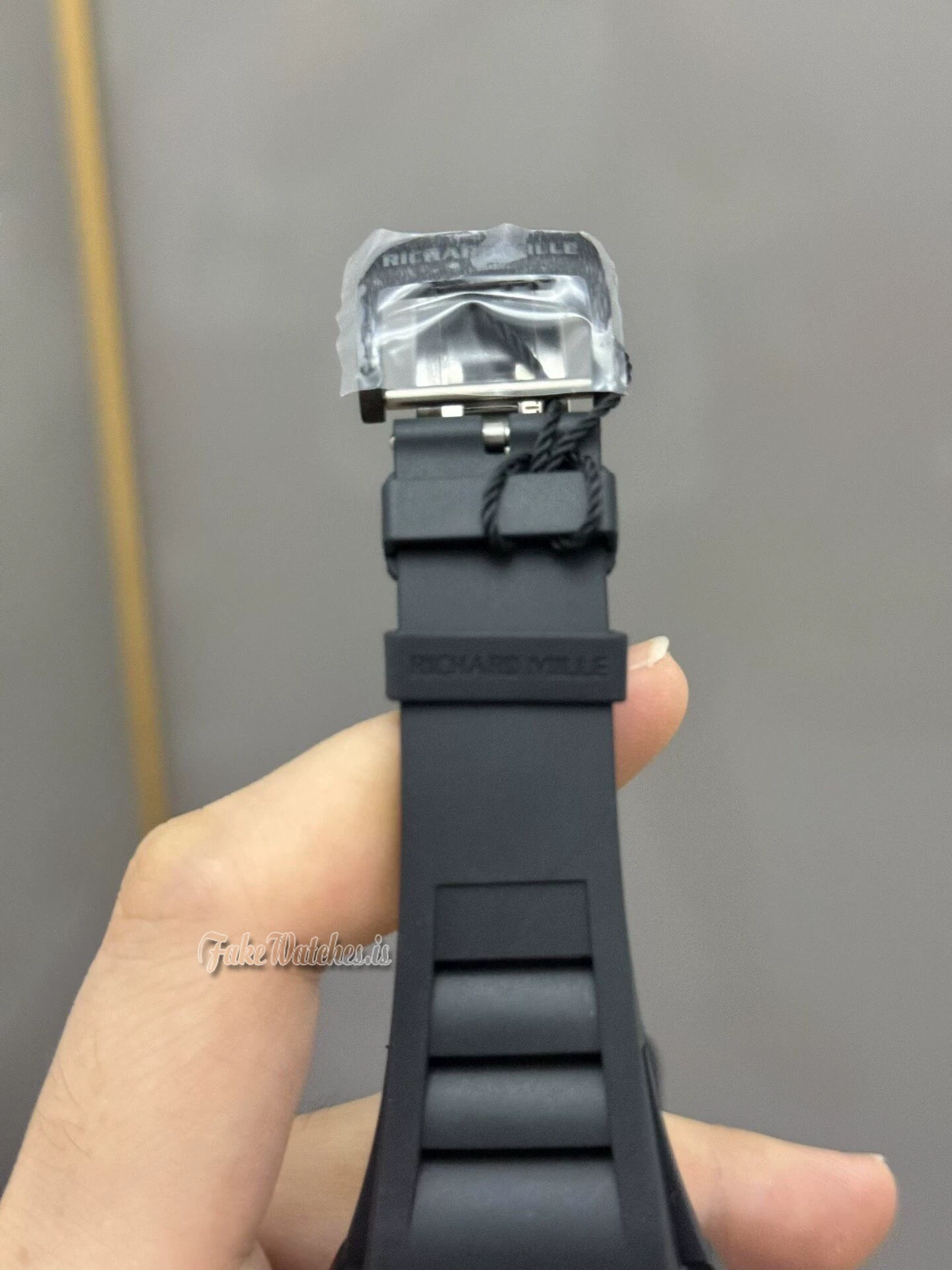 Richard Mille RM035 Americas Swiss Replica Watch Black TZP-N Ceramic Skeleton Dial with RMUL1 Manual Movement - Image 13