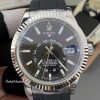 Rolex Sky Dweller 336239 Black Dial Oysterflex 42mm White Gold Weighted Swiss Replica Watch