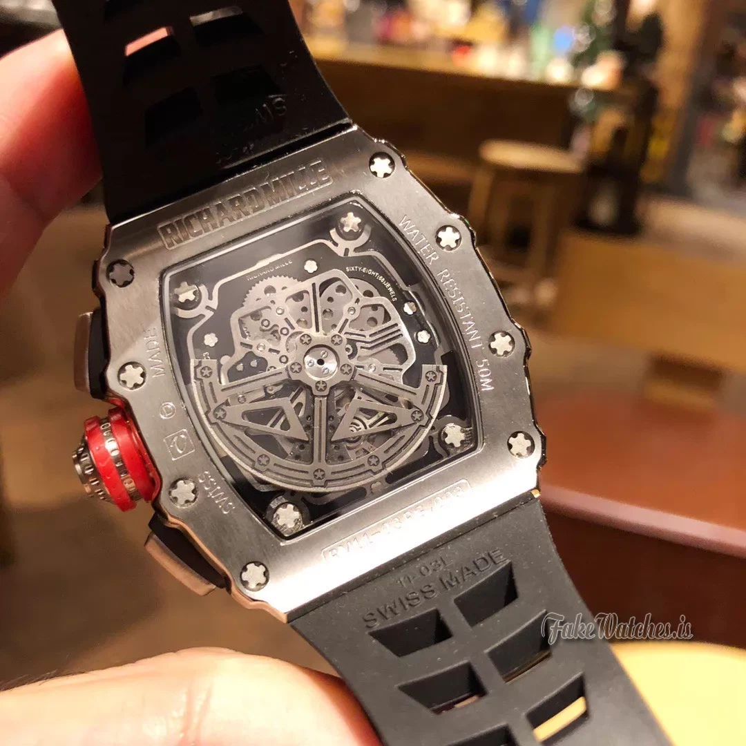 Richard Mille RM11-03 McLaren Full Diamond Automatic Flyback Chronograph Replica Watch - Image 9