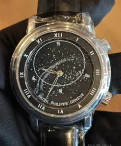 Patek Philippe Grand Complications Celestial 5102G Black Dial Automatic Men Watch 18K White Gold Plated Premium Replica Edition