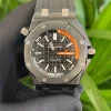 Audemars Piguet Royal Oak Offshore Diver 15707CE Black Ceramic Orange Automatic Mens Watch 42mm