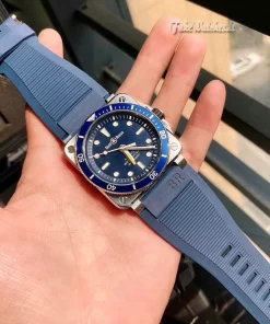Alternative view of Bell Ross BR 03 92 Diver Automatic Blue Dial Stainless Steel Square Case 42mm Rubber Strap Mens Watch