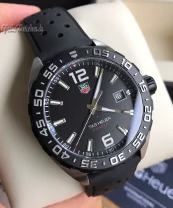 TAG Heuer Formula 1 Black Dial Rubber Strap Mens Watch WAZ1110 FT8023 41mm Swiss Quartz