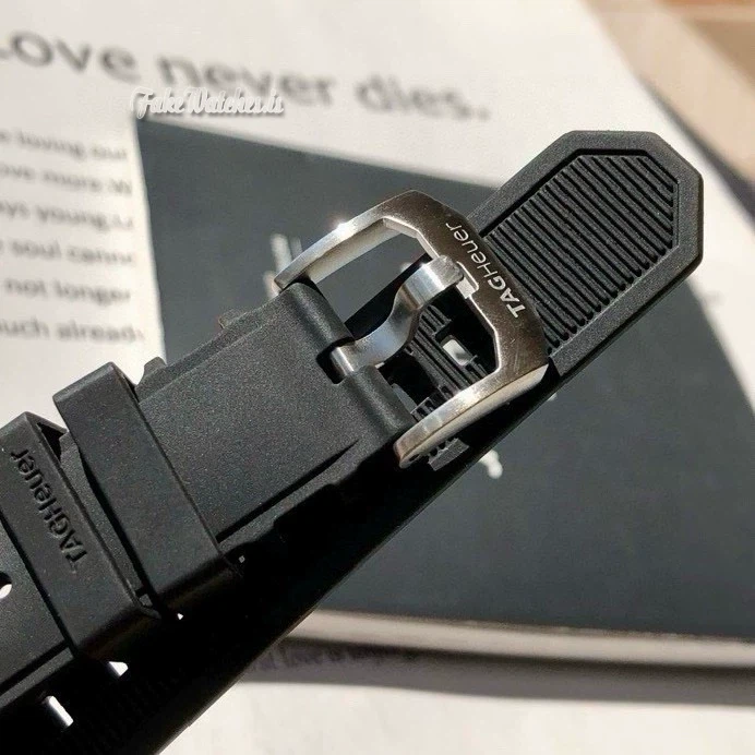 TAG Heuer Formula 1 Black Dial Rubber Strap Mens Watch WAZ1110 FT8023 41mm Swiss Quartz - Image 6