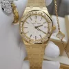 Audemars Piguet Royal Oak 37mm 15451OR Rose Gold Diamond Bezel Silver Dial Automatic Watch 15451OR.OO.1256OR.01